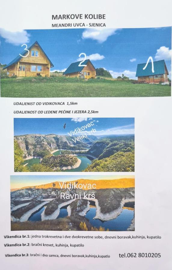 Markove Kolibe 2, Uvac Sjenica Kültér fotó